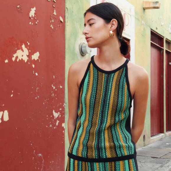 Nation LTD Multicolor Striped Tank Top - Picture 2 of 16